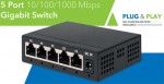 Amiko Switch Gigabit NS205G -EU 5x/1000Mbps 2973