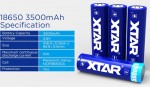 Batéria Panasonic XTAR 18650/3500mAh Li-ion 39