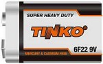 Batéria Tinko  9V Zn-Cl 208
