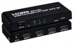 HDMI  rozbočovač /prepínač 2/2 Matrix Spacetronik 1268