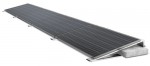 Solárna konštrukcia pre 4 panely 15 stupňový -plochá strecha 3506