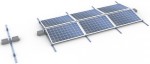 Solárna konštrukcia pre E/W 10 stupňov AERO 3692