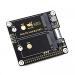 Raspberry Pi 5 Waveshare PCIe To 2-ch M.2 HAT 3911