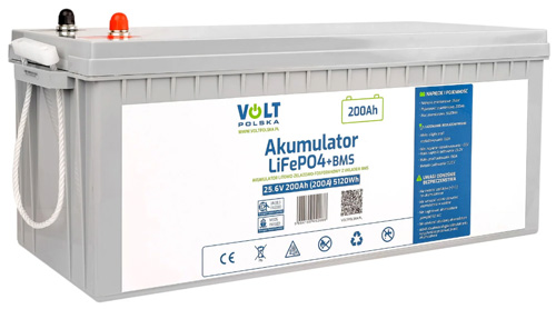 Solárna batéria LiFePO4 25,6V 200Ah VOLT s BMS 3959