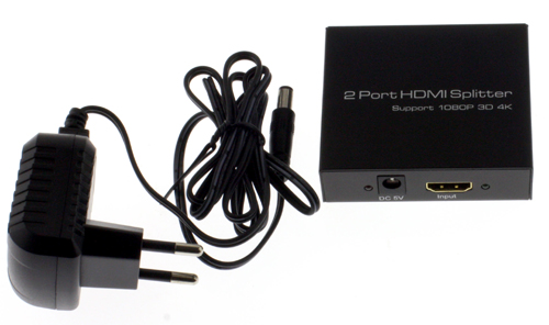 HDMI  rozbočovač  1/2 4K 30Hz. 1080p SEKI 3849