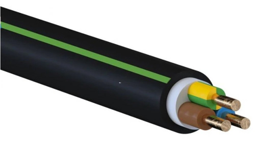 Kábel CYKY 3x2,5mm2 čierny drôt Cu 3880