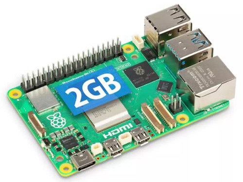 Raspberry Pi 5 - 2 GB RAM 3903
