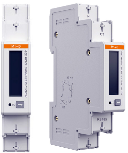Solax Chint 1F elektromer  M1-40 100A/40mA set 3969